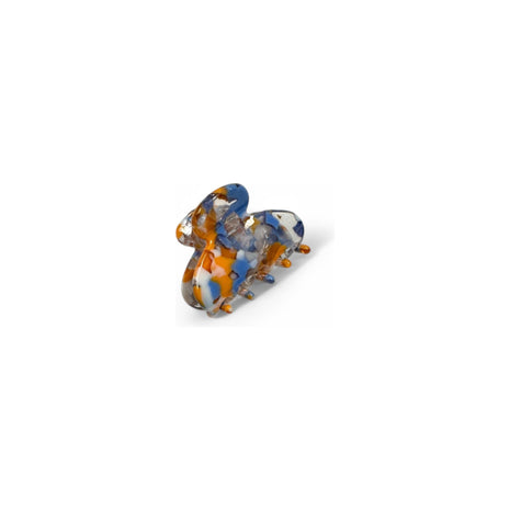 Kleurrijke Zoë clip van Clips in oranje, blauw en transparante tinten, perfect voor allerlei haartypes.