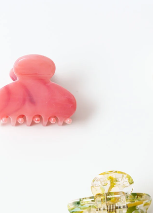 Zoë - Mini clip - Donker roze - Modeaccessoires - Haarspelden
