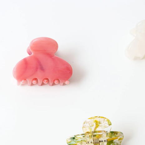Zoë - Mini clip - Donker roze - Modeaccessoires - Haarspelden